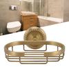 Antique Gold Soap Holder Wall Mounted Soap Rack Durable Soap Dish  Space Saving