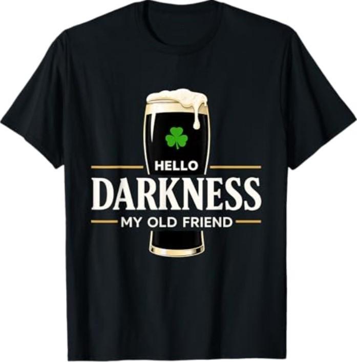 Hello Darkness My Old Friend Vitamin G Funny Quote T-Shirt S