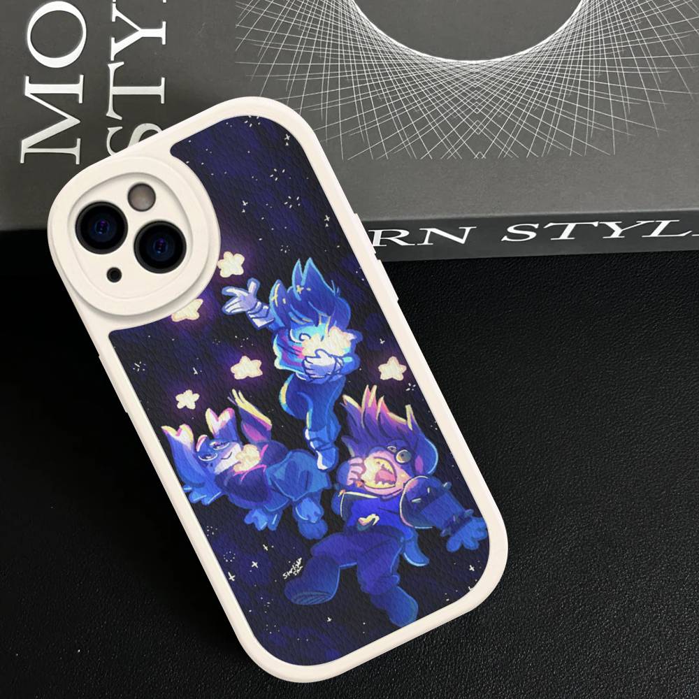 

D-Deltarune Ralsei Leather Phone Case For iPhone 16 16e 15 14 13 12 11 Pro Max Plus Mini Cover 11 pro max