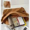 Vintage Canvas Crossbody Bag: Unisex Student Handbag & Large Capacity Shoulder Backpack for Commuting