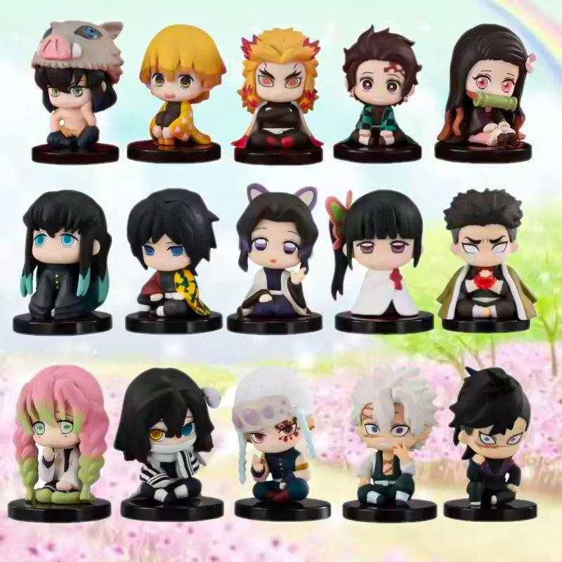 Official Demon Slayer Anime Figure High-Quality Character Model Q Version Collectible Statue PVC Gift for Fans