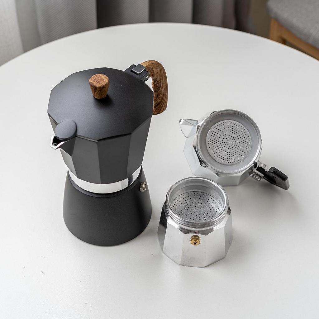 Popular Aluminum Moka Pot for Home Use: Italian Portable Espresso Drip Coffee Maker