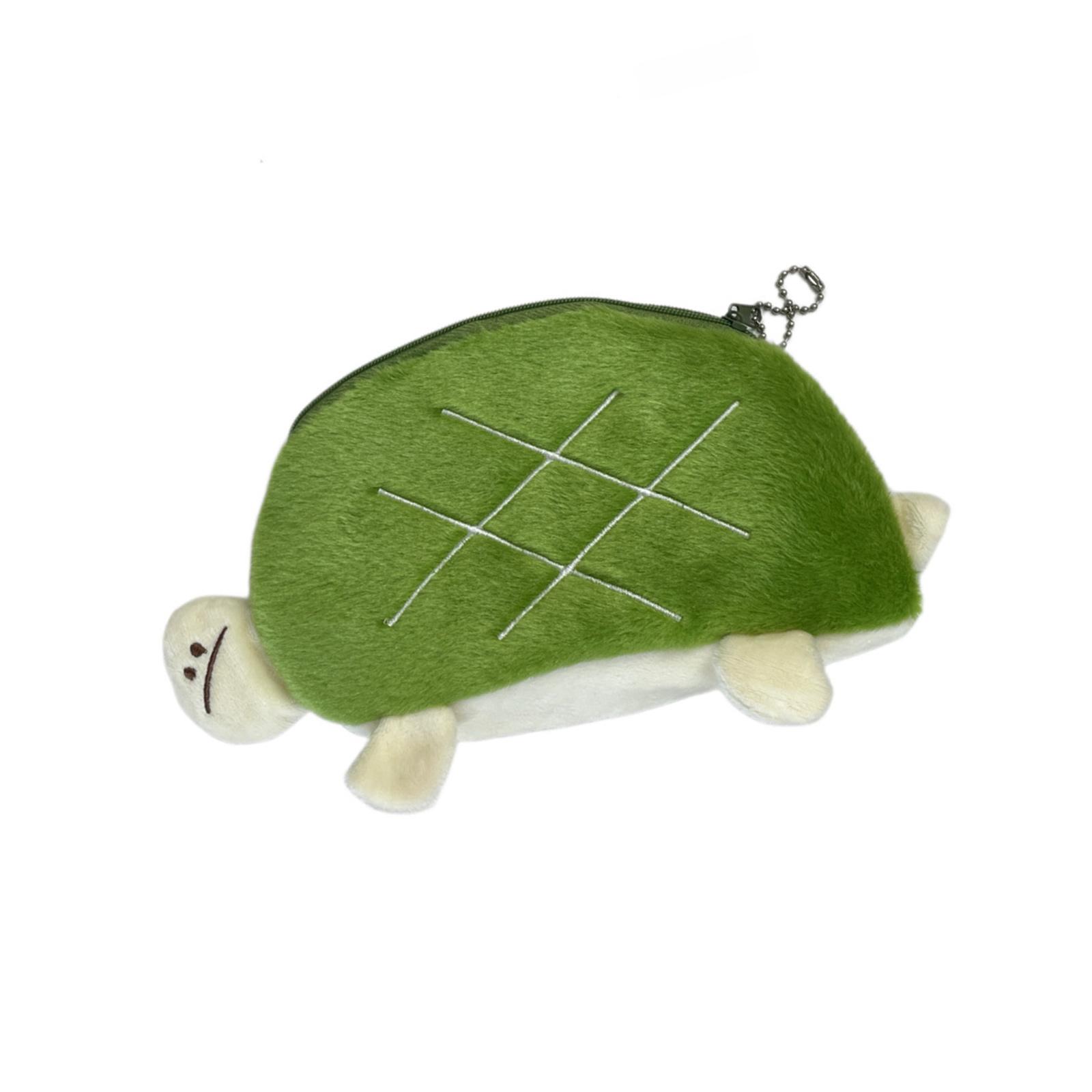 Pencil Bag Plush Pencil Pouch Cartoon Tortoise Pencil Case Coin Purse Pen Bag Large Capacity Pen Organizers Pen Pouch 1