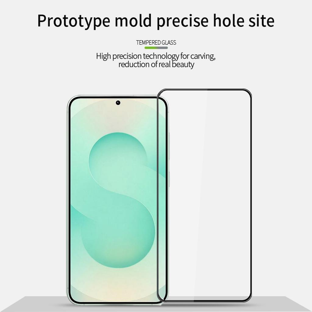 For Samsung Galaxy S26+ Screen Protector MOFI 9H 3D Curved Full Glue Full Coverage Tempered Glass Film