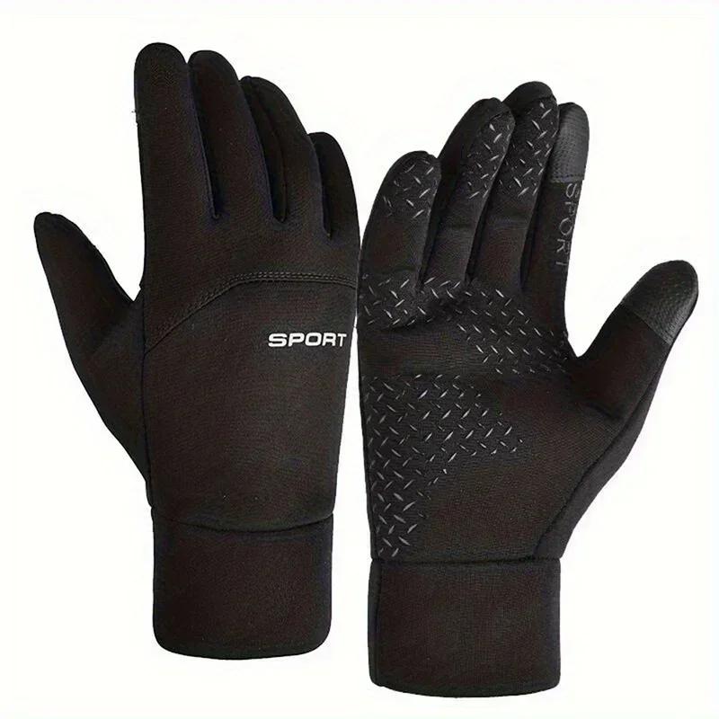 Warm Gloves Winter Outdoor Sports Running Touch Screen Gym Fitness Full Finger Gloves For Men And Women Knitted Magic Gloves