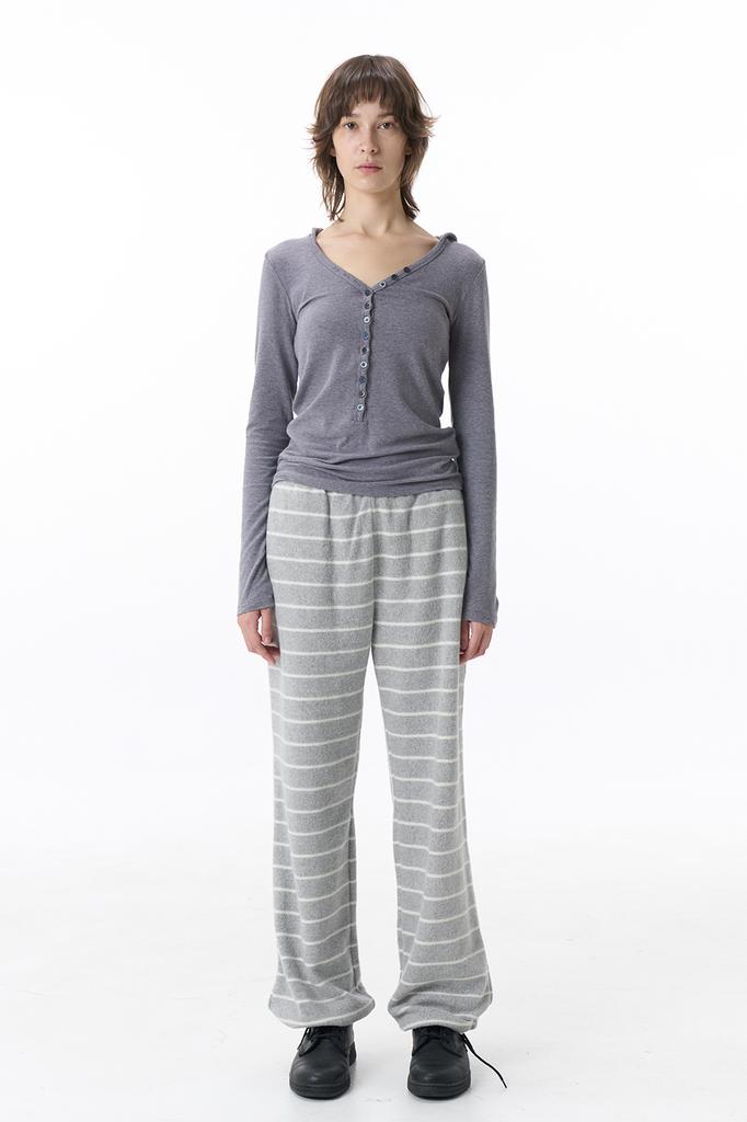 PAHISUM Cozy Stripe Pants_Gray