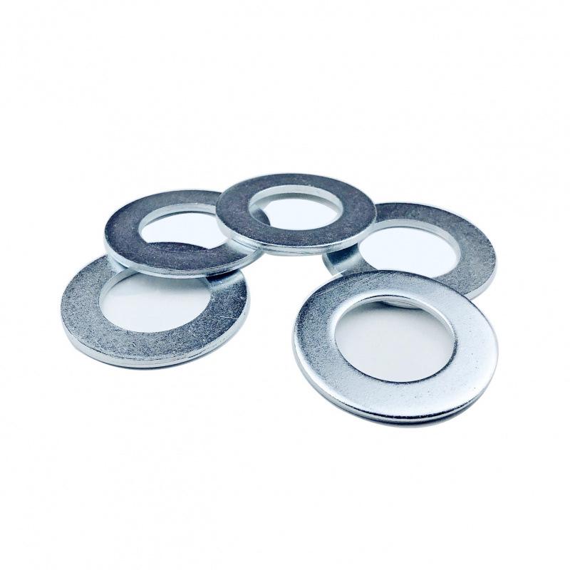 Customizable Galvanized Flat Washer - Large & Thick, Sizes M3 To M45