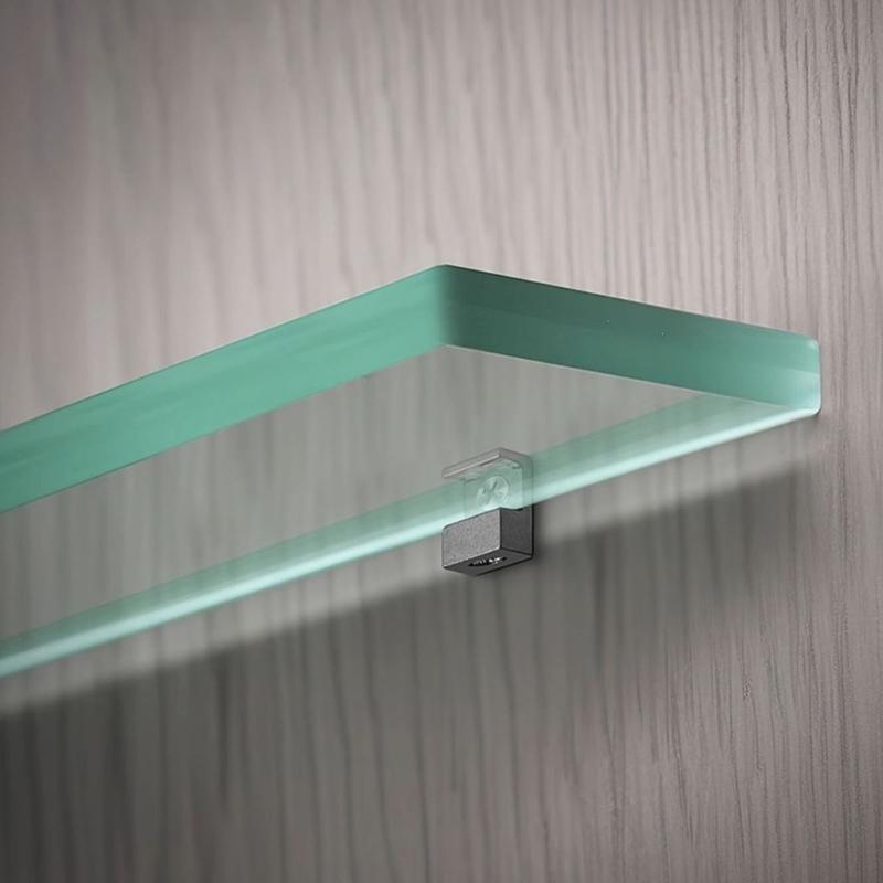 4 Stück verstellbare Glasklemmen Stabile Halterungen aus Zinklegierung Zubehör für 10 12 mm dicke Gläser in eleganten Farbdesigns
