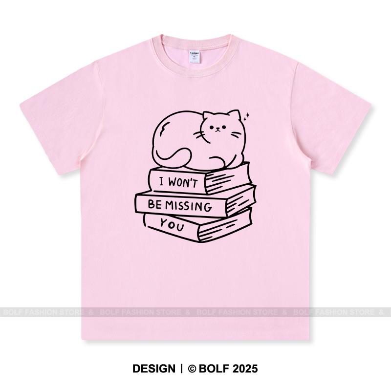 Women's I Won't Be Missing You Printed T-Shirt 100% Cotton Oversized Savage Graphic Tees for Men Summer Tops Breakup Streetwear