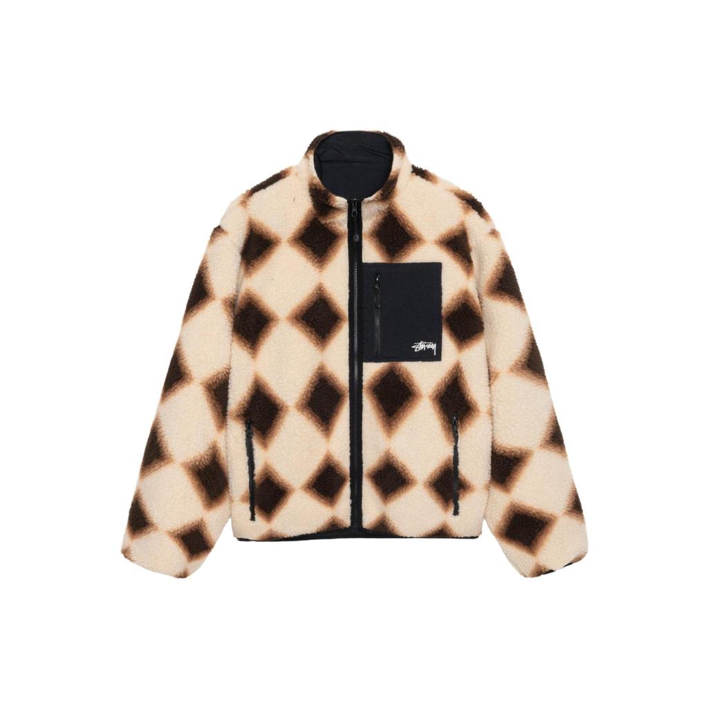 Stüssy Diamantmuster Jacke 118546