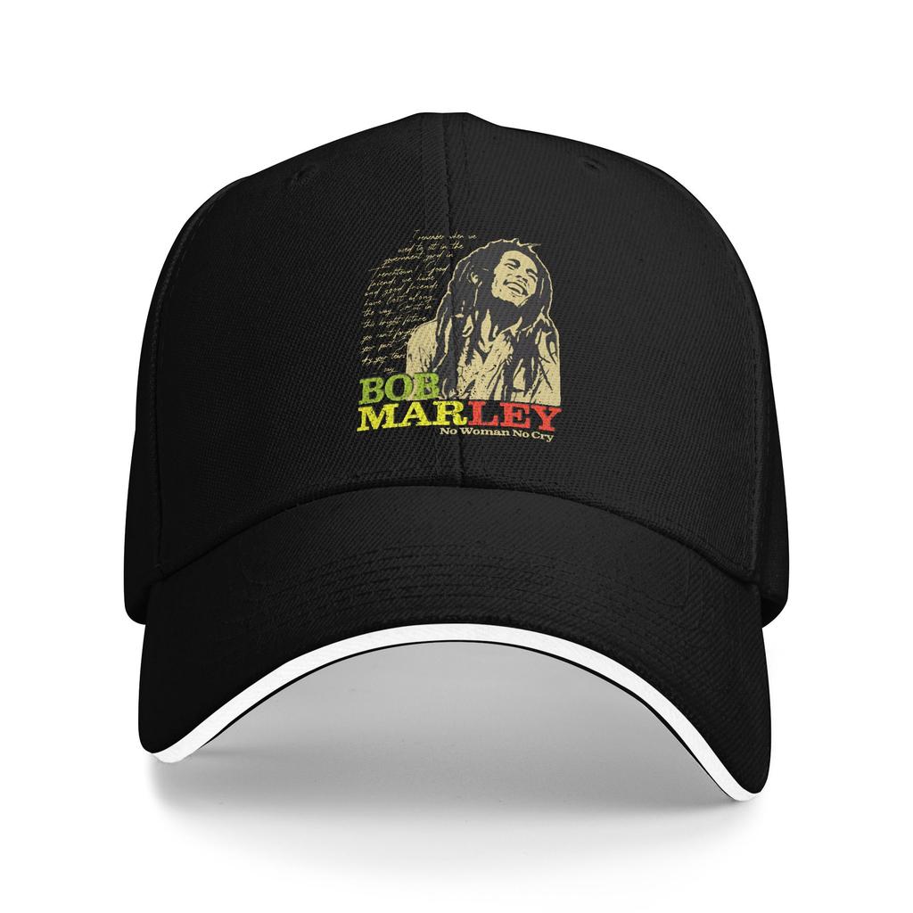 Custom Jamaica Reggae Rock Bob Marley Baseball Cap Unisex Women Breathable Dad Hat Sports Snapback Hats