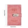 PU Lockable Journal Dazzling Premium Quality Notepad Creative PU Leather Notebook  Writing