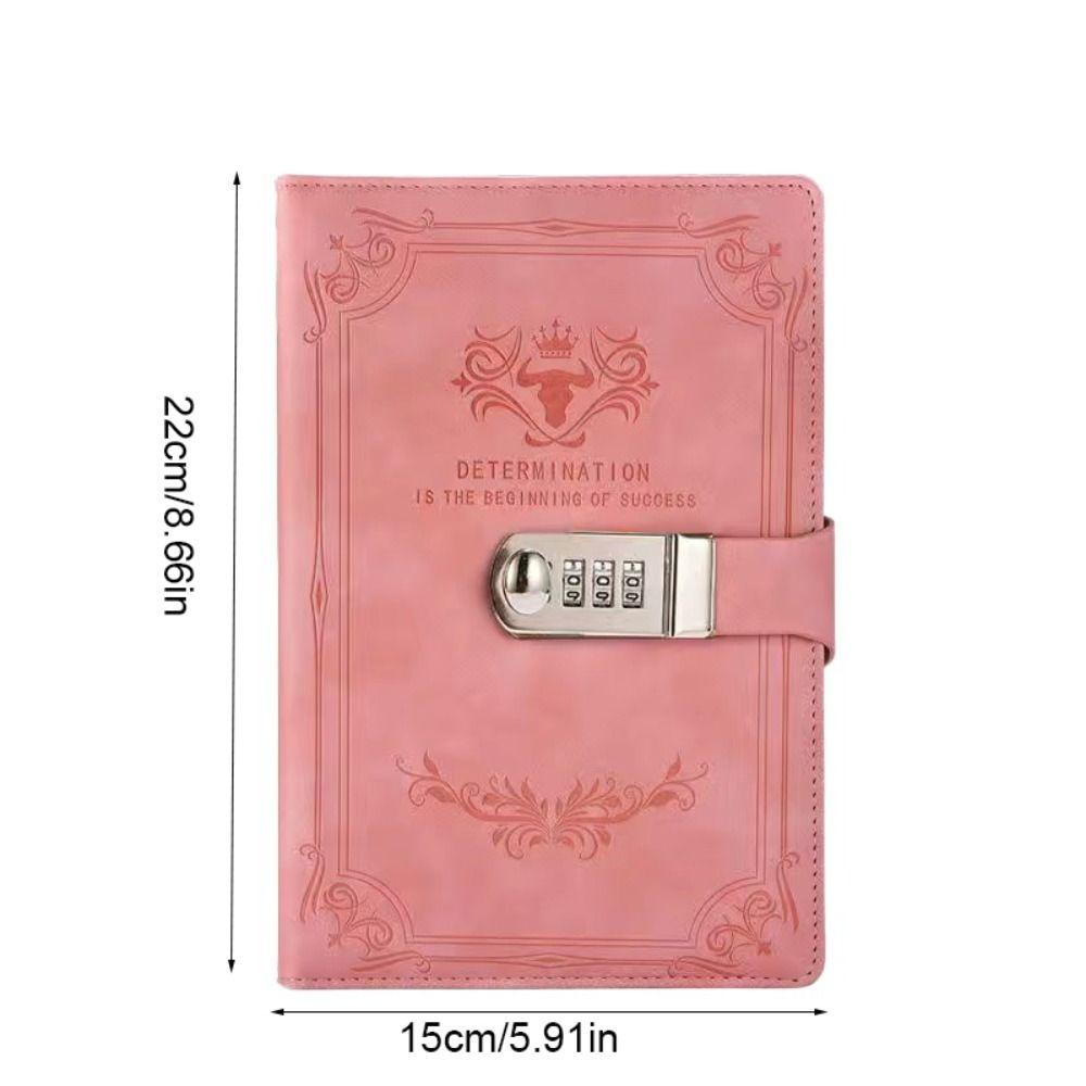PU Lockable Journal Dazzling Premium Quality Notepad Creative PU Leather Notebook  Writing