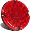 4Pcs Red 7' Round LED Bus Stop Tail Lights for Trucks Trailers RVs