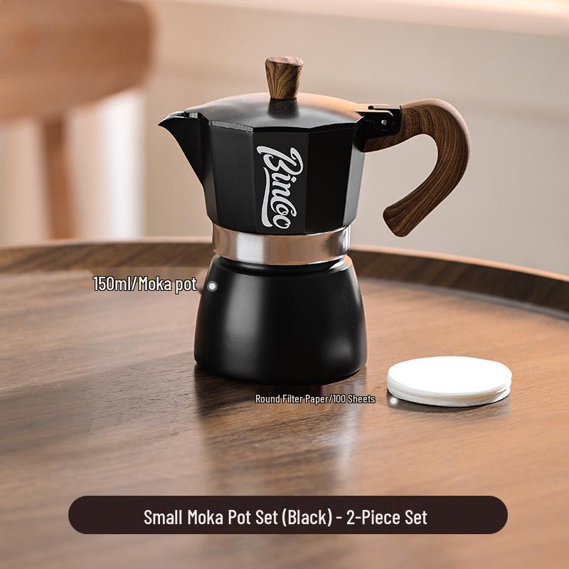 Bincoo Elektrický moka konvička Espresso kávovar - Malý italský kávovar pro domácnost