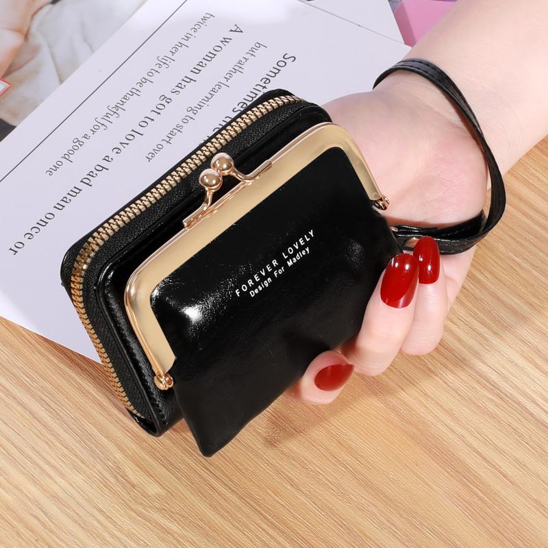 Trendy Design Women's Wallet Small Shoulder Strap Card Holder Mini Bag