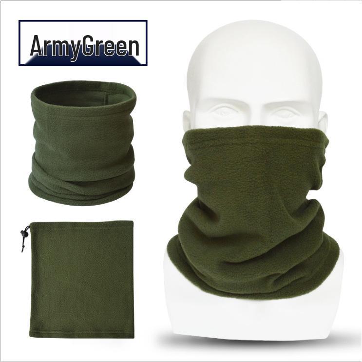 Unisex Winter Scarf and Cycling Headwear: Cold-Protection Velvet Windproof Neck Gaiter
