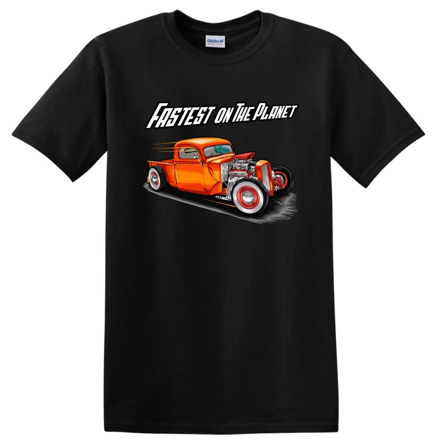 Fastest on The Planet Vintage Truck T Shirt Hot Rod Graphic Tee for Car Lovers XS