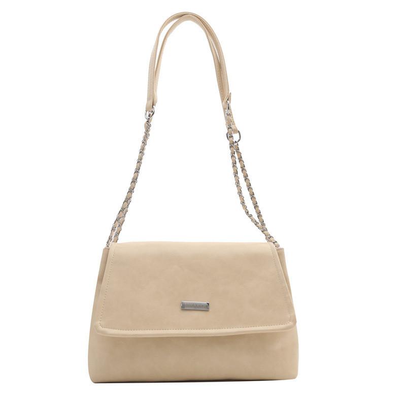 Street Style Pu Material Chain Bag For Women New Spring High-quality Shoulder Crossbody Bag хаки