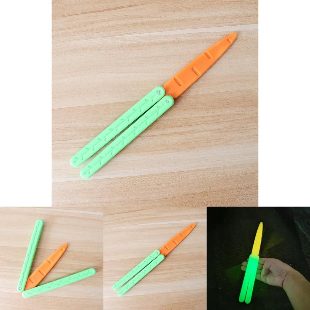 Night Glow Carrot Gravity 3d Creative Extra Large Butterfly Toy For Stress Relief