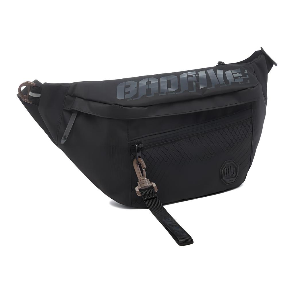 New LiNing BadFive Collection Basketball Collection Polyester One Shoulder Crossbody Bag, Sling Bag Regular Unisex Black ABDU281-1