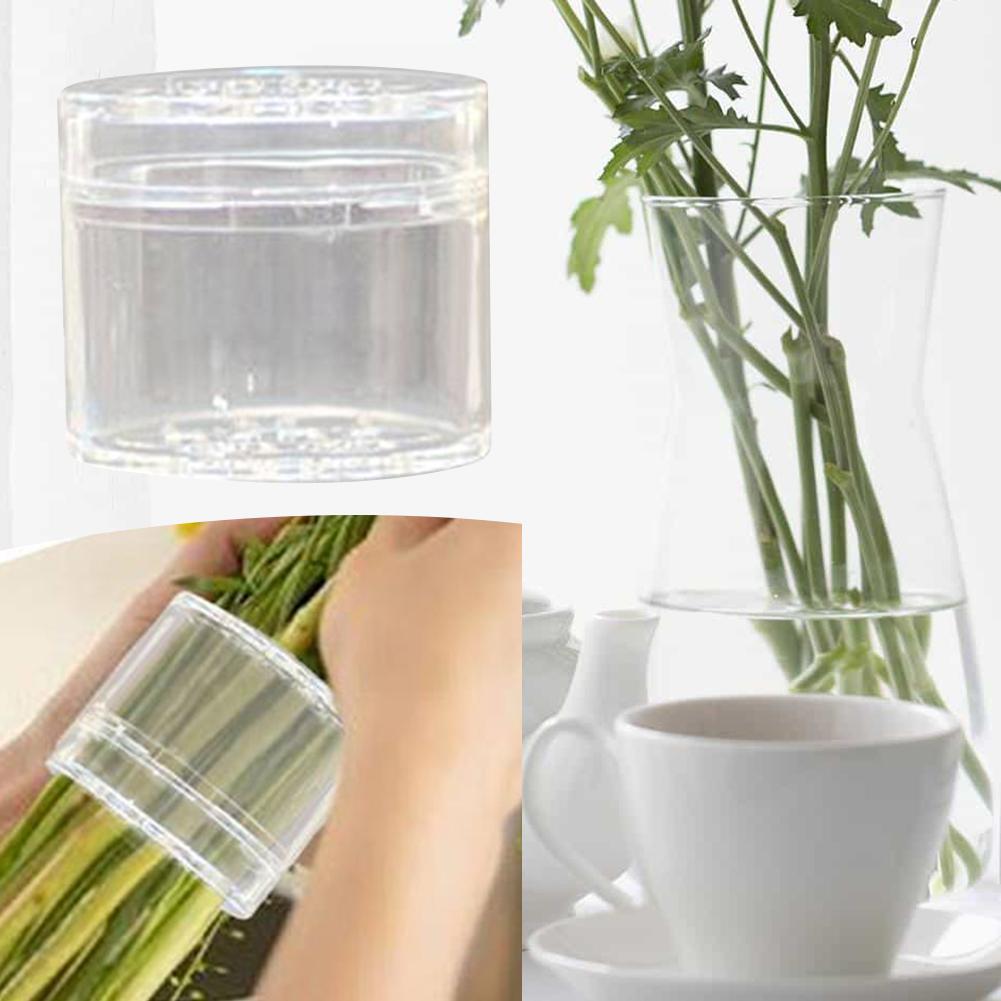 1/2 Pcs Spiral Stem Holder Plastic Bouquet Floral Arranger DIY Bouquet Twister Flower Arrangement Holder Transparent