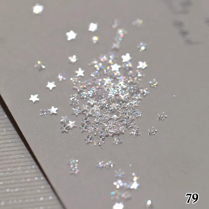 1Box Colorful Star Sequin Nail Art Glitter Powder Ultrathin Aurora Sparkle Magic Mirror Manicure Tools for Decorations