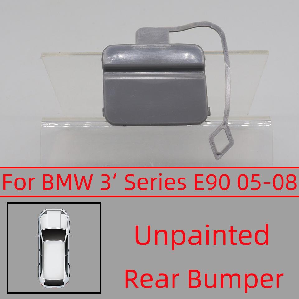 Накладка на крюк буксировки заднего бампера для BMW 3 E90 320 323 325 328 330 2005-2008 Заглушка фаркопа Прицепная крышка Окрашенная отделочная крышка Окрашенная