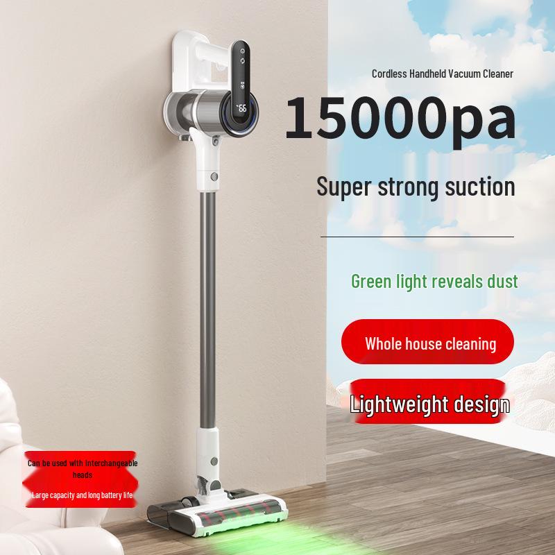 Foldable Wireless Long Handle Roller Brush Vacuum with Mopping for Carpet & Floor – High Suction Handheld Cleaner