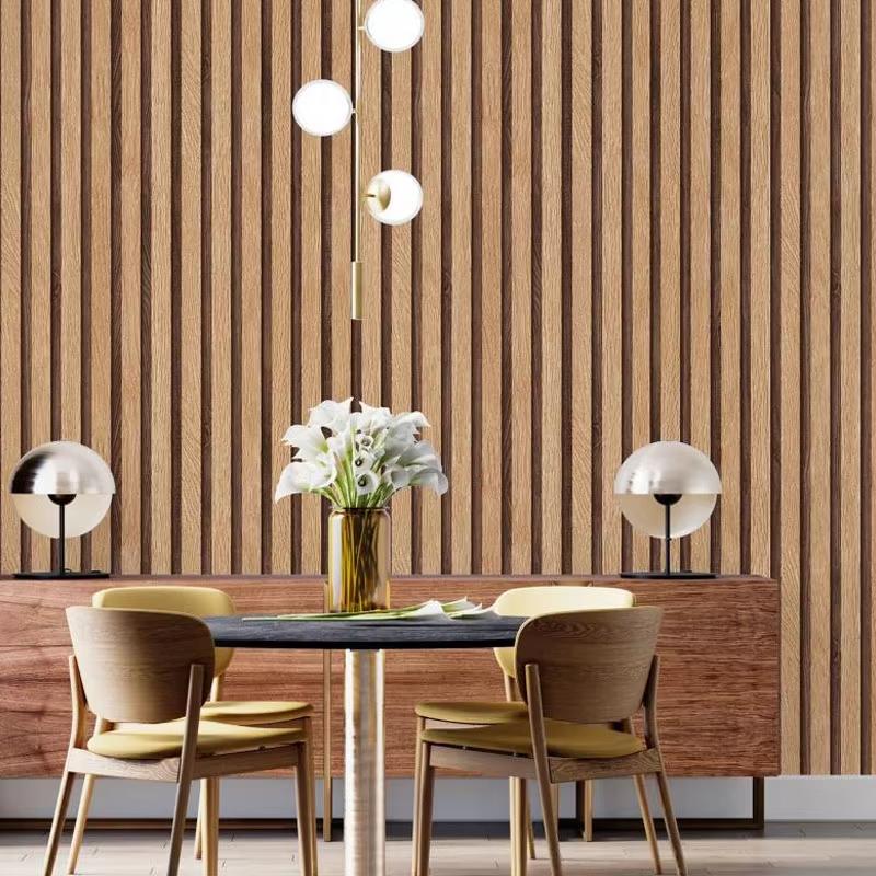 10M Brick Wallpaper Table Cabinet Transformation Wood Grain Waterproof PVC Peel And Stick Background Self Adhesive Wall Sticker