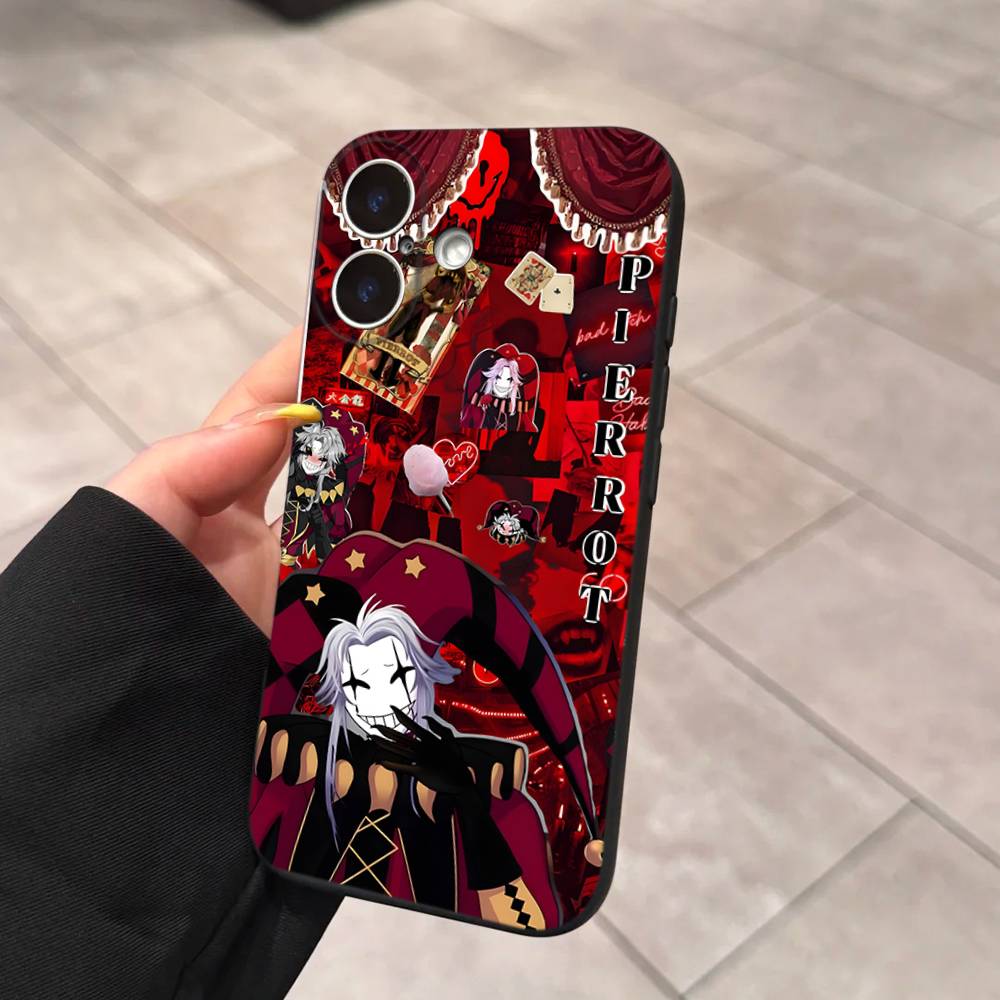 The Freak Circus Pierrot Phone Case For IPhone 17 16 14 15 13 12 11 Pro Max Plus Silicone Soft Cover