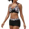 Swimsuit Split Two-piece Swimsuit Boxers Straps Bikini Conservative Swimsuit Swimsuit Cross