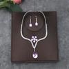 Set di Collana e Orecchini alla Moda in Stile Coreano: Accessori Perfetti per Matrimonio Sposa