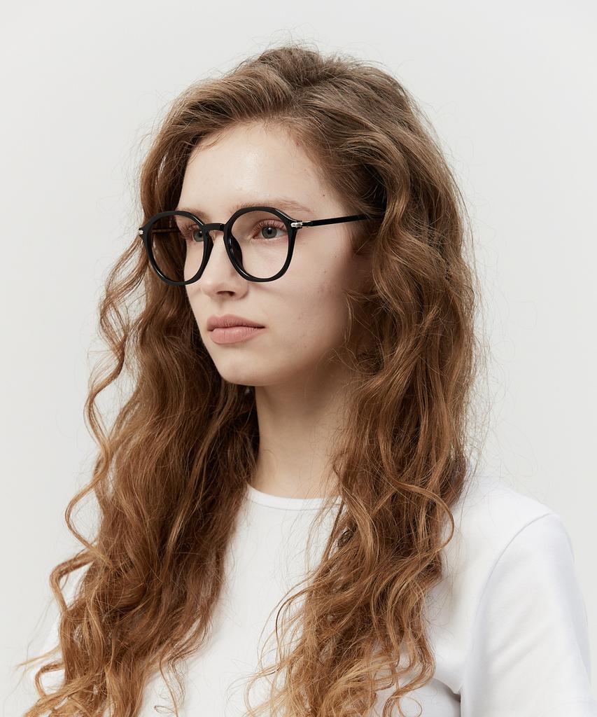 Yunouaieobeul P010 Glender Oversized Horn-Rimmed Glasses