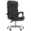 VidaXL Fauteuil Inclinable de Bureau Siège Inclinable Chaise d'Ordinateur Dossier et Repose-pied Réglables Meuble de Bureau 349619