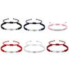 Adjustable Graduation Friendship Bracelet With Engravable Stainless Steel Charm Jewelry For Students And Friend