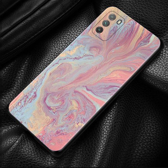 Telefon Fall Für Xiaomi Poco X3 X4 Nfc M3 M4 Pro Für Mi 12 Pro 11 10t Hinweis 10 5g 9 Abdeckung Shell Schönheit Marmor Gold Textur Quicksan