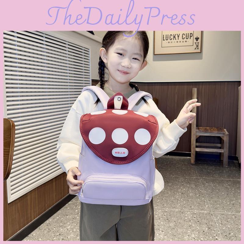 Stylish And Playful Mushroom Backpack For Toddlers And Preschoolers Durable Breathable Design School For