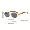 Men's and women's fashionable sunglasses, unisex sunglasses, oval lens fashionable glasses, multi-color sunglasses UV400