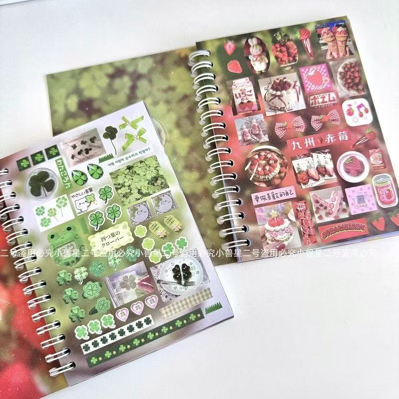 Ancient Sticker Book Coil Book Cutting Film Sticker High-value Ancient Hand Account Decoration Cute DIY Material Sticker Gift