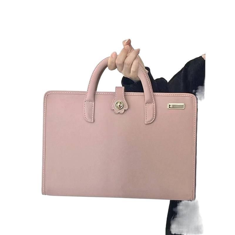 Pink Gender-Neutral Laptop Bag - Protective Case Shell Handbag