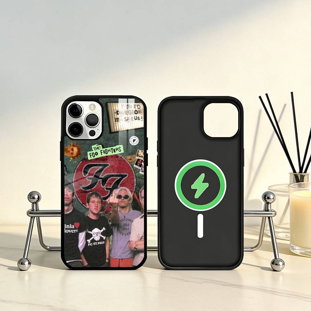 Foo F-Fighters band Phone Case For iPhone17,16,15,14,13,12,11 Plus,Pro Max Magnetic For Magsafe Wireless Charging