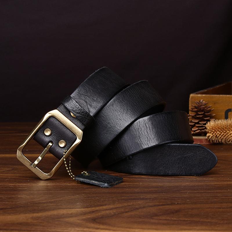 

Покрашенный методом погружения Восковой Пояс Мужской Натуральная Кожа Ретро Мужской Водостойкий Покрашенный Первый Слой Коровьей Кожи Простой Повседневный Универсальный Пояс для Джинсов 100cm