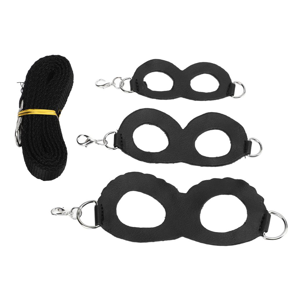 Hamster Harness Little Pet Walking Artificial Leather Leash Rope for Hamster Honey Gliders Rats