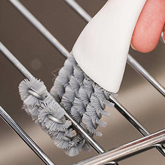 Kitchen Stove Cleaning Brush Multifunctional BBQ Grid Gap Scrub Brush Remove Stain Sink Corner Cleaning Brush for Kitchen Shelf