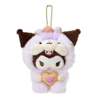 Sanrio KUROMI Maskottchenhalter (Flauschiges Eichhörnchen) Japan NEU Sanrio Charaktere