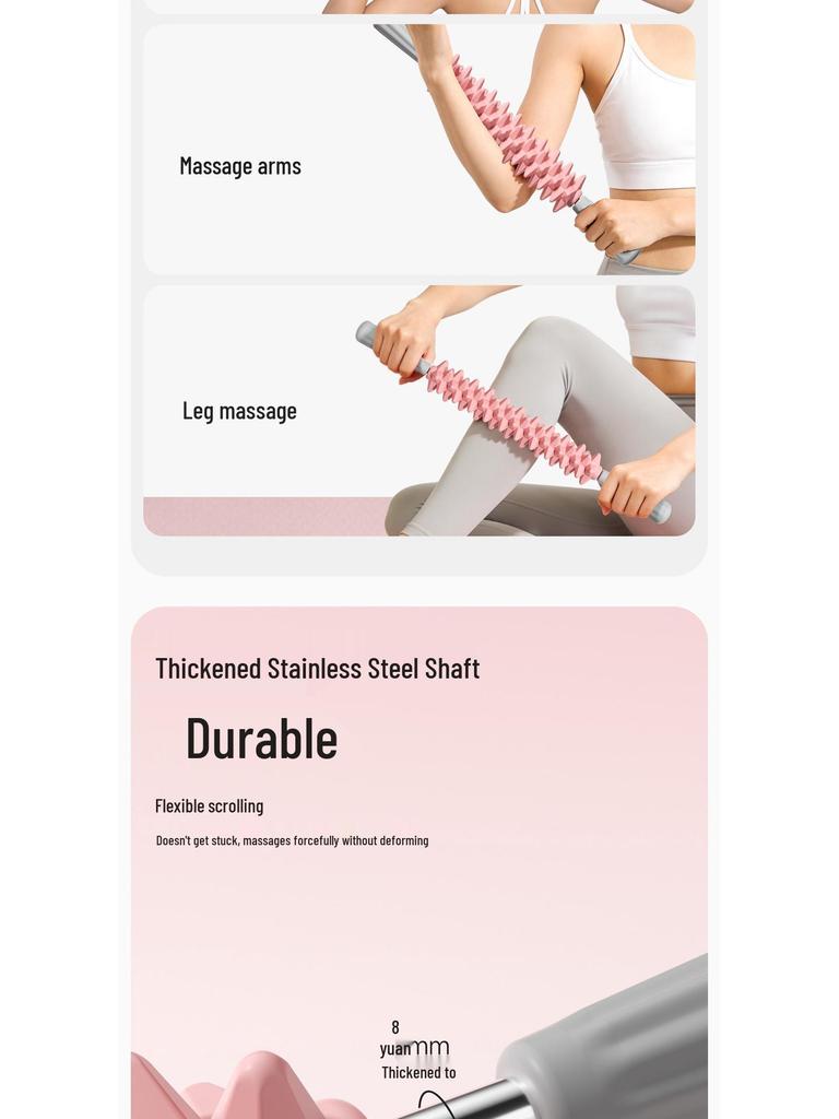 Langya Yoga Massage Roller Stick for Muscle Relaxation