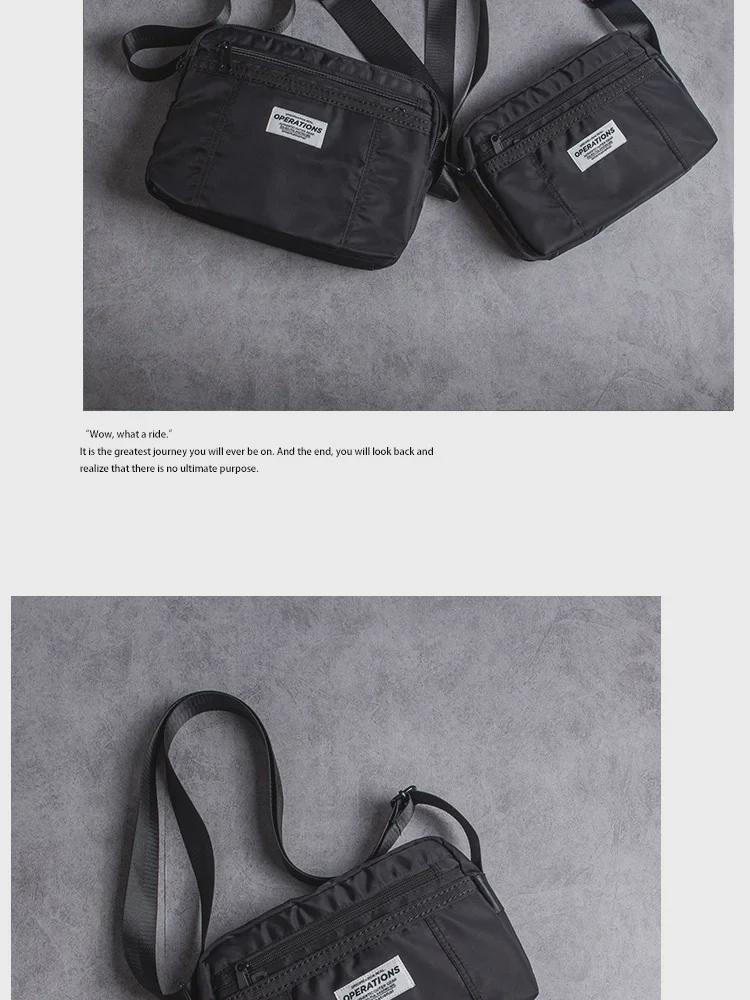 Herren Oxford Stoff Lässige Messenger Umhängetasche: Neuer Trend in der amerikanischen Street Fashion.