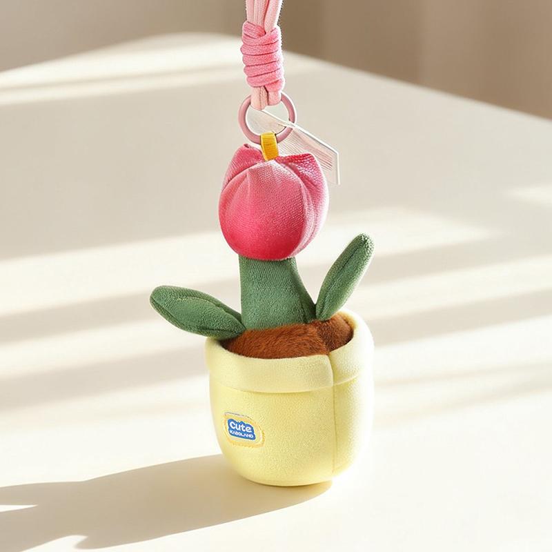 Adorable Plush Mini Succulent Plant Toys Sunflower Cactus Monstera Tulip Cute Desktop & Home Decor Plushies Girl Boy Gift