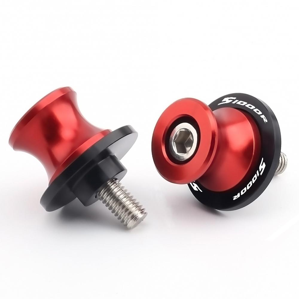 For BMW S1000R S1000RR S1000 R RR 2009-2025 2024 Swingarm Spools Sliders Stand Screws CNC Motorcycle Accessories M8 Bolts